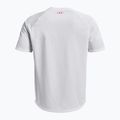 Koszulka treningowa męska Under Armour Tech Fade white/vermillion 4