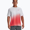 Koszulka treningowa męska Under Armour Tech Fade white/vermillion