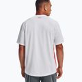 Koszulka treningowa męska Under Armour Tech Fade white/vermillion 2