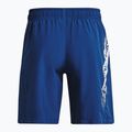 Spodenki treningowe męskie Under Armour Woven Graphic blue mirage/white 4