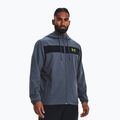 Kurtka przeciwwiatrowa męska Under Armour Sportstyle Windbreaker downpour gray/black/lime surge 3