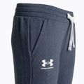 Spodnie damskie Under Armour Rival Fleece Joggers downpour gray/white/white 5