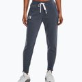 Spodnie damskie Under Armour Rival Fleece Joggers downpour gray/white/white