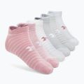 Skarpety Under Armour Essential No Show 6 par pink elixir/pink elixir/halo gray