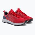 Buty treningowe męskie Under Armour Charged Commit Tr 3 red/downpour gray/downpour gray 4