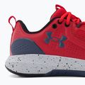 Buty treningowe męskie Under Armour Charged Commit Tr 3 red/downpour gray/downpour gray 8