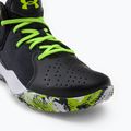 Buty do koszykówki męskie Under Armour Jet '21 black/white/lime surge 8