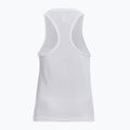 Koszulka do biegania damska Under Armour Seamless Stride Singlet white/reflective 5