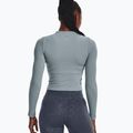 Longsleeve treningowy damski Under Armour Rush Seamless harbor blue/downpour gray/iridescent 2