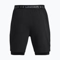 Spodenki treningowe męskie Under Armour Vanish Woven 2In1 Sts black/black/pitch gray 2