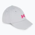 Czapka z daszkiem damska Under Armour Blitzing Adj halo gray/rebel pink
