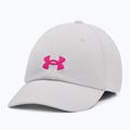 Czapka z daszkiem damska Under Armour Blitzing Adj halo gray/rebel pink 5