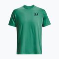 Koszulka męska Under Armour Sportstyle Left Chest birdie green/black