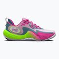 Buty do koszykówki Under Armour Spawn 5 white/black/metallic gold 10
