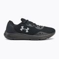 Buty do biegania damskie Under Armour Charged Pursuit 3 black/black/metallic silver 2