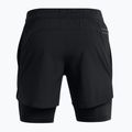 Spodenki męskie Under Armour Peak Woven 2in1 black/black 7