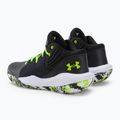 Buty do koszykówki damskie Under Armour Gs Jet '21 black/white/lime surge 3