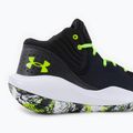 Buty do koszykówki damskie Under Armour Gs Jet '21 black/white/lime surge 9