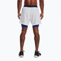 Spodenki treningowe męskie Under Armour Vanish Wvn 2In1 Vent Sts white/blue mirage/blue mirage 2