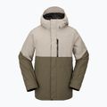 Kurtka snowboardowa męska Volcom L Ins Gore-Tex dark khaki 4
