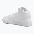 Buty  Jordan 1 Mid white/white/white 3