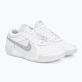 Buty do tenisa damskie Nike Air Zoom Court Lite 3 white/metallic silver 4