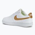 Buty damskie Nike Court Vision Low Next Nature white/metallic gold 3