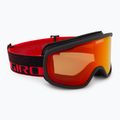 Gogle narciarskie Giro Roam red flow/ amber scarlet/yellow 2