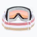 Gogle narciarskie damskie Giro Ella white lx stripe/pink/infrared 3
