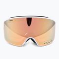 Gogle narciarskie damskie Giro Ella white lx stripe/rose gold/infrared 3