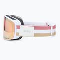 Gogle narciarskie damskie Giro Ella white lx stripe/rose gold/infrared 5