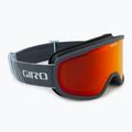 Gogle narciarskie Giro Roam dark shark light streaker/ amber scarlet/yellow 2