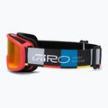 Gogle narciarskie dziecięce Giro Buster Jr black blocks/amber scarlet 4