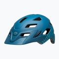 Kask rowerowy dziecięcy Bell Sidetrack Integrated MIPS wavy checks matte blue