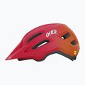 Kask rowerowy dziecięcy Giro Fixture II Integrated MIPS matte red fade 2