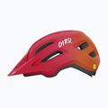 Kask rowerowy dziecięcy Giro Fixture II matte red fade 2