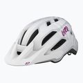 Kask rowerowy dziecięcy Giro Fixture II Integrated MIPS matte white pearl white ripple fade 7