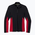 Bluza termoaktywna męska Smartwool Merino Sport 1/4 Zip black/rythmic red 4