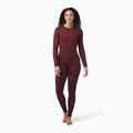 Bluza termoaktywna damska Smartwool Intraknit Merino 200 Crew black cherry 5