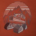 Koszulka trekkingowa męska Smartwool Snowcat Trek Graphic Tee Slim Fit picante 6