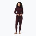 Longsleeve termoaktywny damski Smartwool Thermal Merino Rib Turtleneck black cherry heather 5