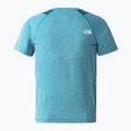 Koszulka trekkingowa męska The North Face AO Glacier acoustic blue/white heather/shady blue 9