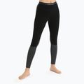 Spodnie termoaktywne damskie icebreaker ZoneKnit 200 black/jet heather/cb
