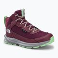 Buty turystyczne dziecięce The North Face Fastpack Hiker Mid WP red violet/wild ginger