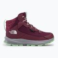 Buty turystyczne dziecięce The North Face Fastpack Hiker Mid WP red violet/wild ginger 2