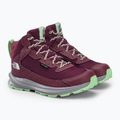 Buty turystyczne dziecięce The North Face Fastpack Hiker Mid WP red violet/wild ginger 5
