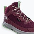 Buty turystyczne dziecięce The North Face Fastpack Hiker Mid WP red violet/wild ginger 9