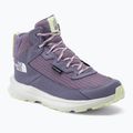 Buty turystyczne dziecięce The North Face Fastpack Hiker Mid WP lunar slate/lupine