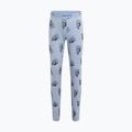 Spodnie termoaktywne dziecięce icebreaker Merino 200 Oasis Bear Tour zinc blue/aop