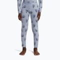 Spodnie termoaktywne dziecięce icebreaker Merino 200 Oasis Bear Tour zinc blue/aop 7